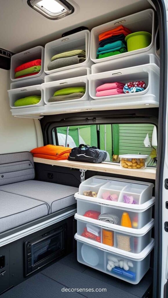 Camper Overhead Storage Bins