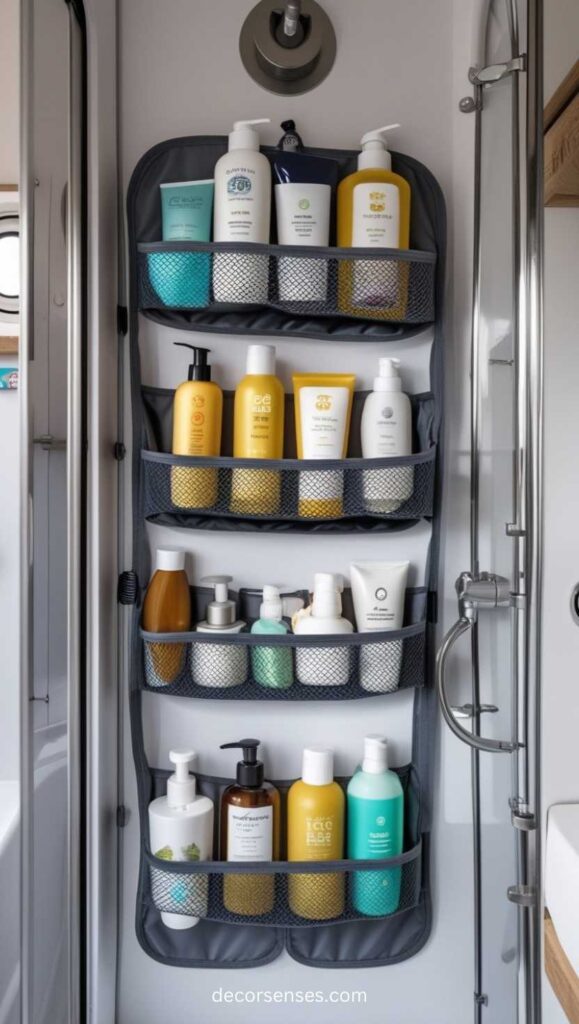 Camper Shower Caddy for Bathroom Storage