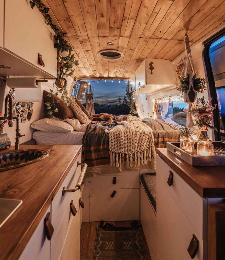 Camper Wooden Accents