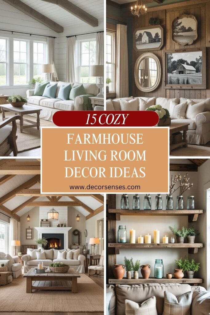 Farmhouse Living Room Decor Ideas