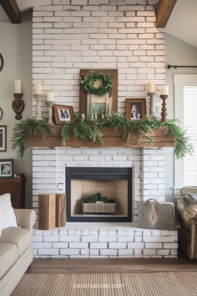 Farmhouse-Style Fireplace