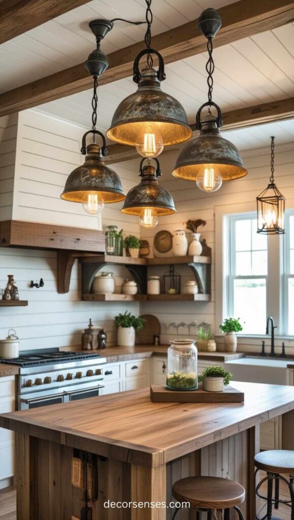 Farmhouse Vintage-Inspired Lighting