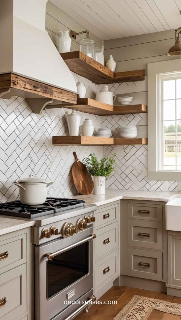 Farmhouse Herringbone Pattern