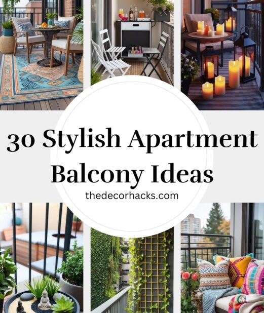 30 Stylish Apartment Balcony Ideas