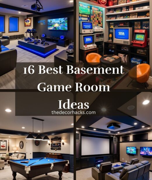 16 Best Basement Game Room Ideas