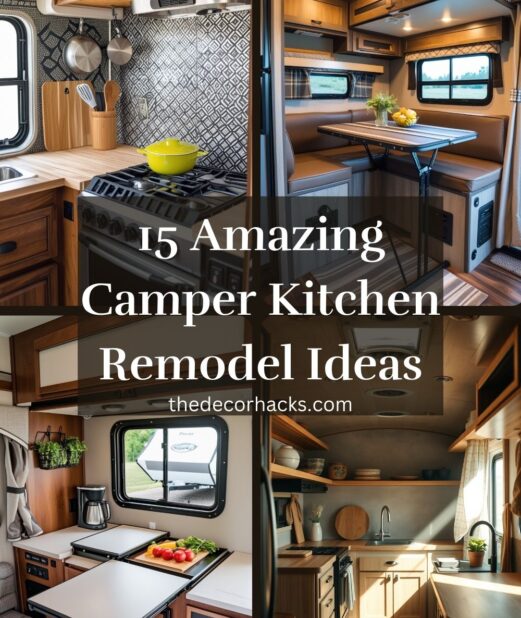 15 Amazing Camper Kitchen Remodel Ideas