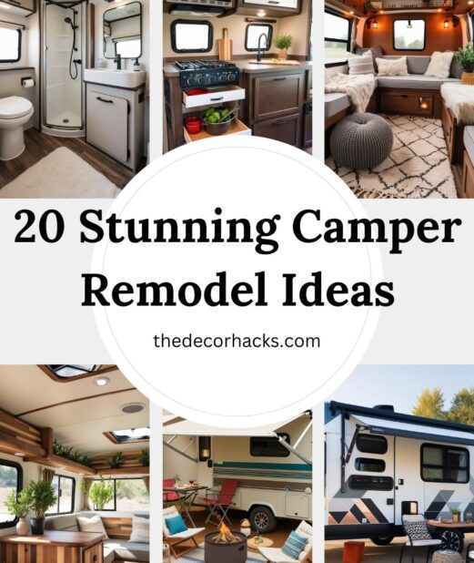 20 Stunning Camper Remodel Ideas