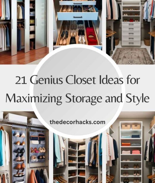 21 Genius Closet Ideas for Maximizing Storage and Style
