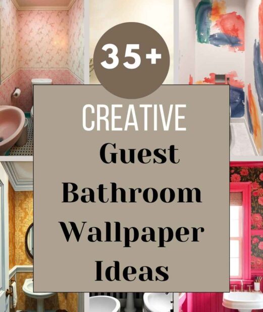 35+ Creative Guest Bathroom Wallpaper Ideas