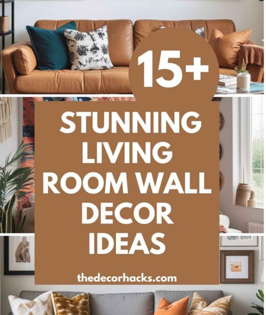15+ Stunning Living Room Wall Decor Ideas