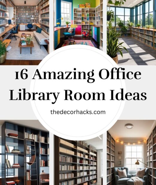 16 Amazing Office Library Room Ideas