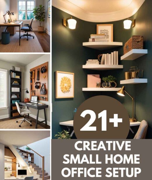 21+ Creative Small Home Office Setup Ideas for Maximum