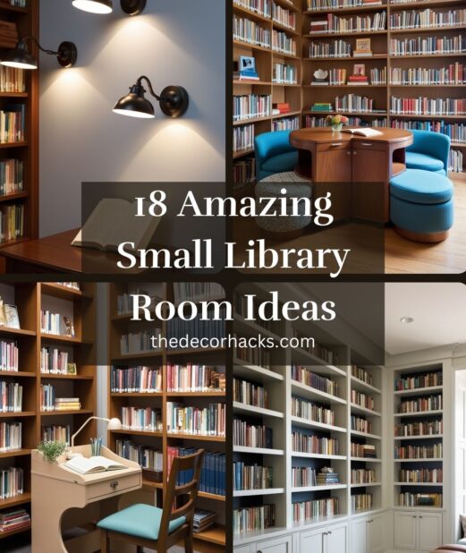 18 Amazing Small Library Room Ideas