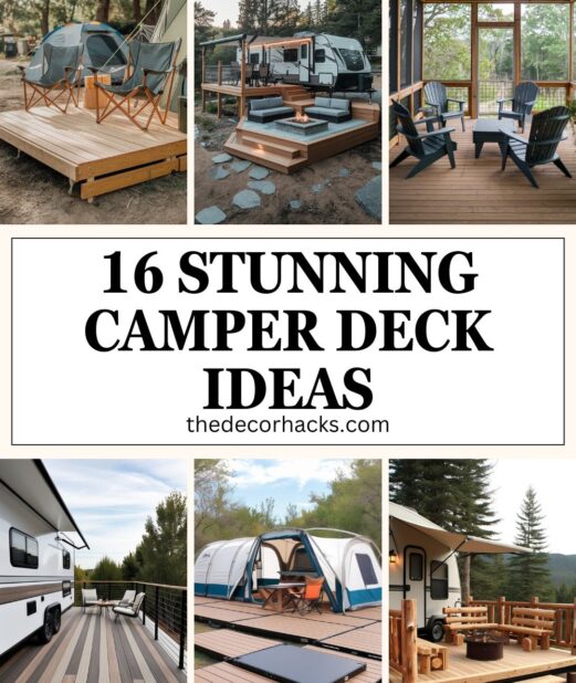 16 Stunning Camper Deck Ideas