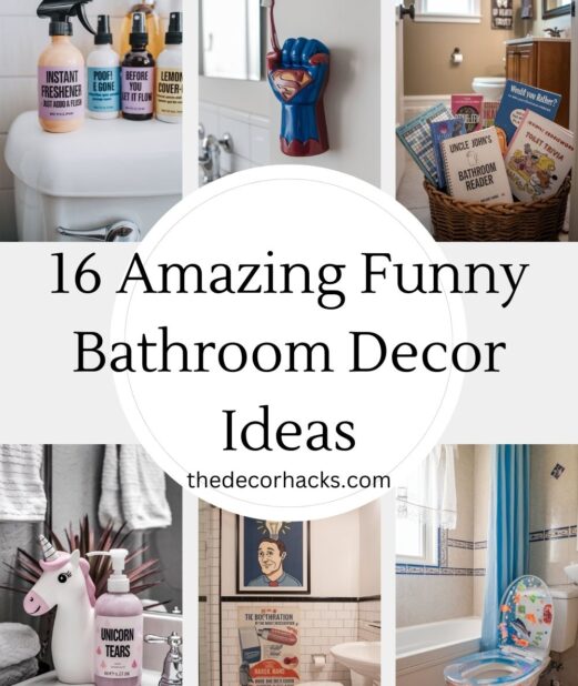16 Amazing Funny Bathroom Decor​ Ideas​