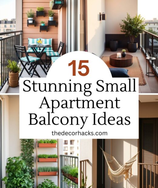 15 Stunning Small Apartment Balcony Ideas
