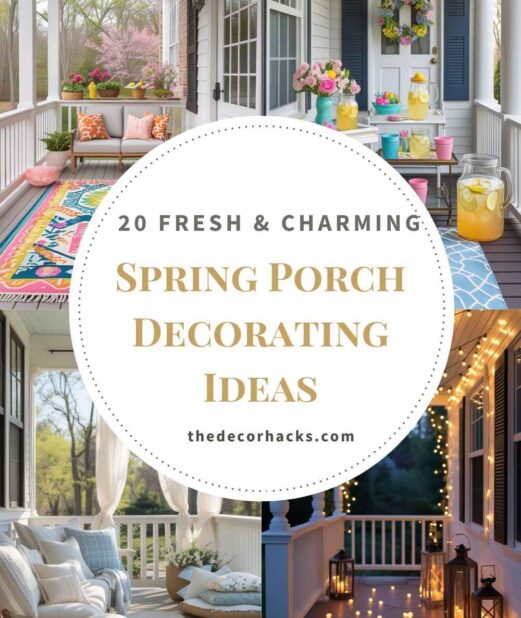 20 Fresh & Charming Spring Porch Decorating Ideas
