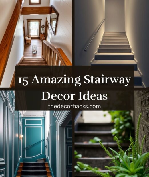 15 Amazing Stairway Decor Ideas For Every Style