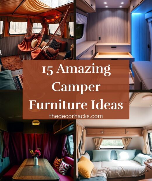 15 Amazing Camper Furniture Ideas​