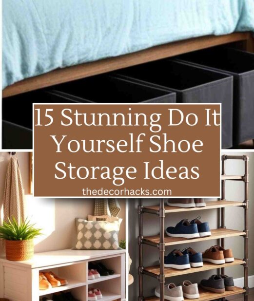 15 Stunning Do It Yourself Shoe Storage Ideas