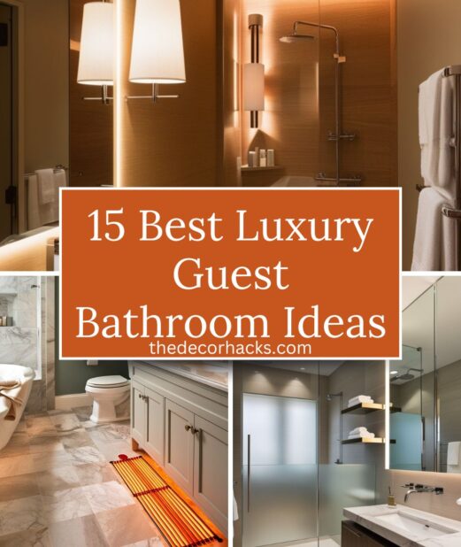 15 Best Luxury Guest Bathroom Ideas