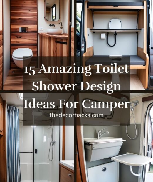 15 Amazing Toilet Shower Design Ideas For Camper