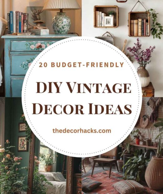 Budget-Friendly DIY Vintage Decor Ideas