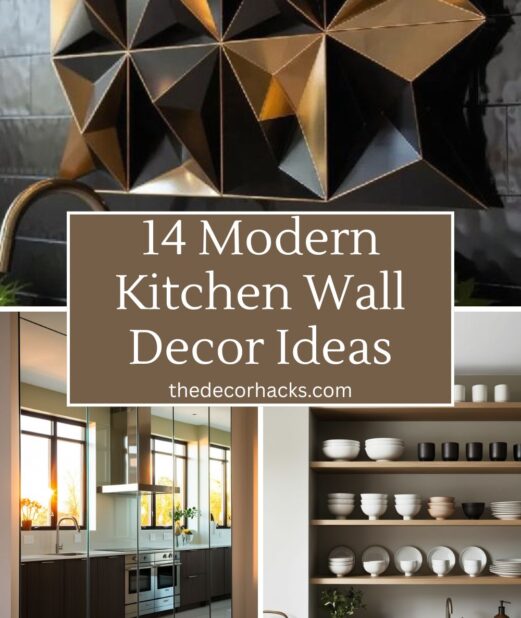Modern Kitchen Wall Decor Ideas