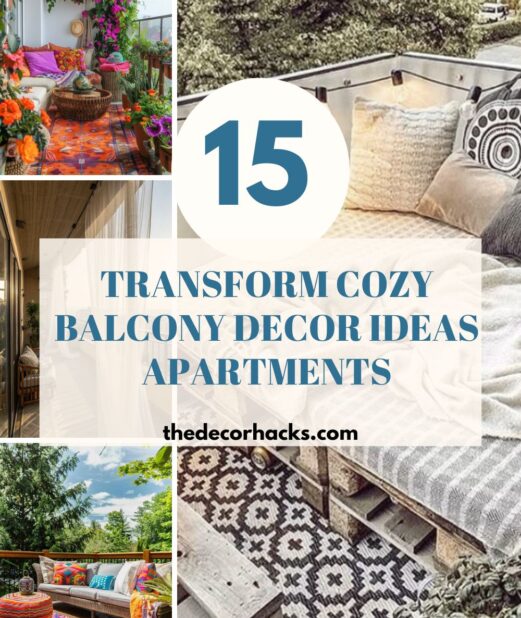 Transform Cozy Balcony Decor Ideas Apartments