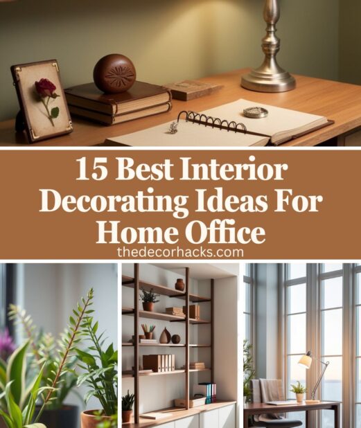 Best Interior Decorating Ideas For Home Office