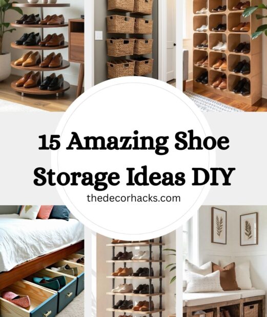 Amazing Shoe Storage Ideas DIY