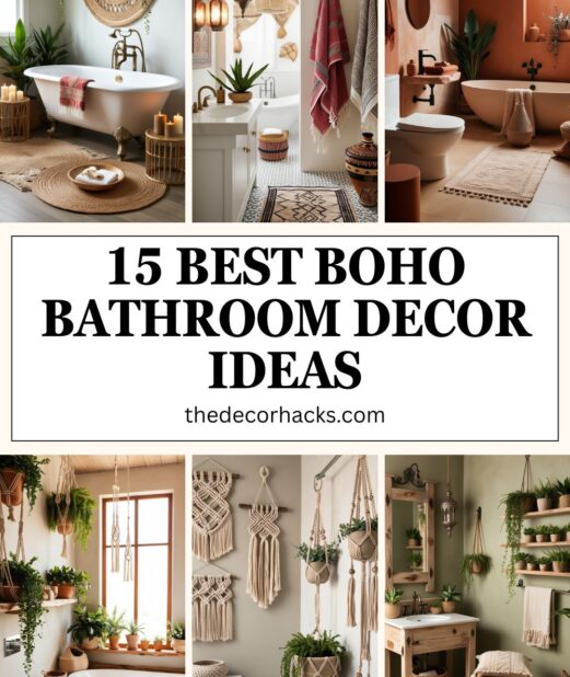 Best Boho Bathroom Decor​ Ideas